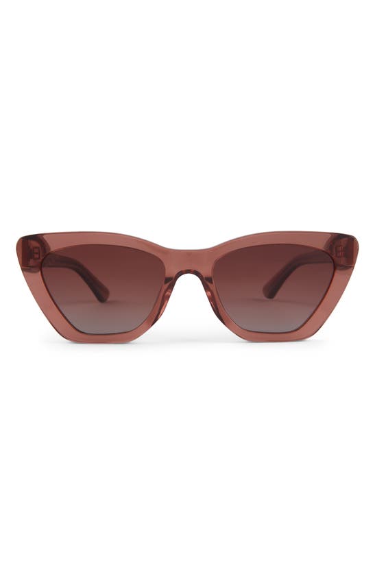 Diff Camila 56mm Gradient Square Sunglasses In Pink