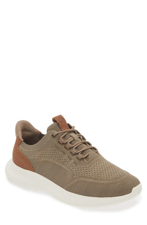 Johnston & Murphy Amherst 2.0 Knit Plain Toe Sneaker - Wide Width Available Taupe Heathered at Nordstrom,