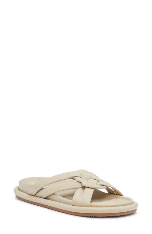 Bell Slide Sandal in Oyster Gray