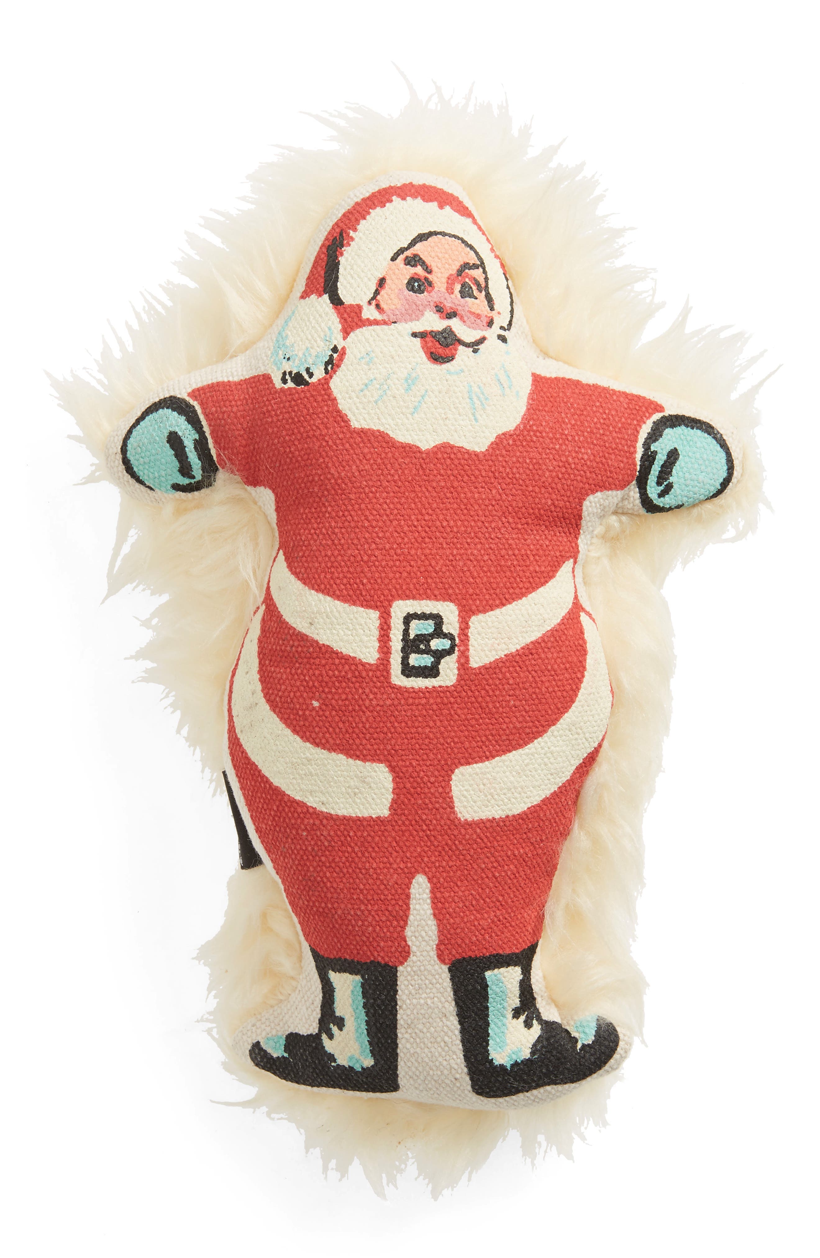 small stuffed santa