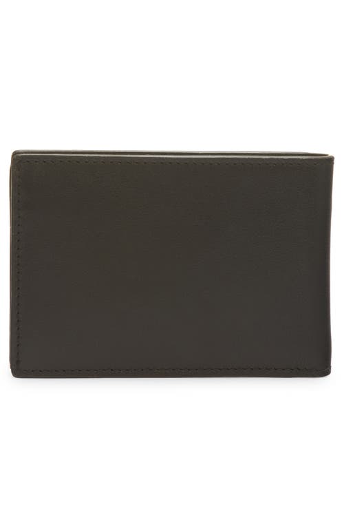 Shop Valentino Garavani Vlogo Calfskin Bifold Wallet In Nero