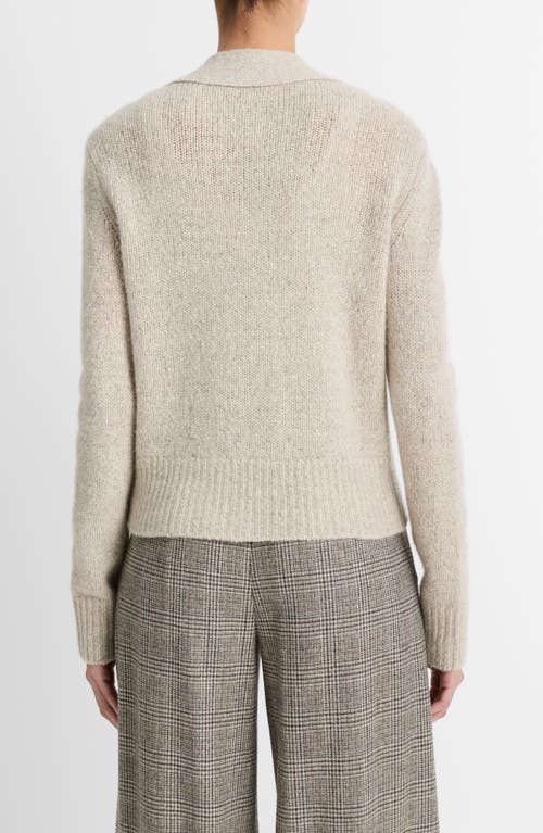 VINCE VINCE DONEGAL CASHMERE V-NECK CARDIGAN 