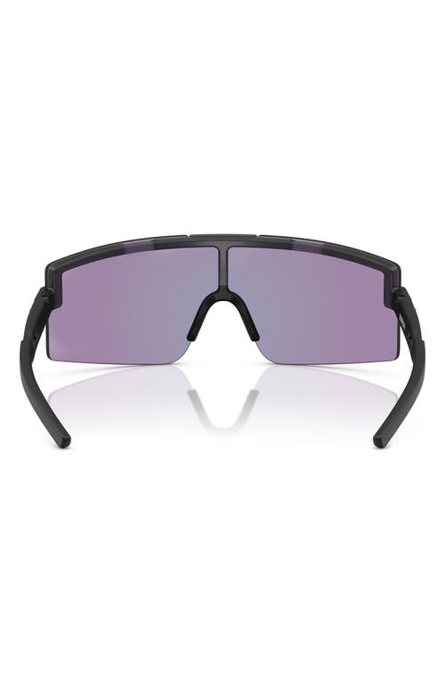 Scuderia Ferrari 43mm Rectangular Sunglasses In Matte Grey
