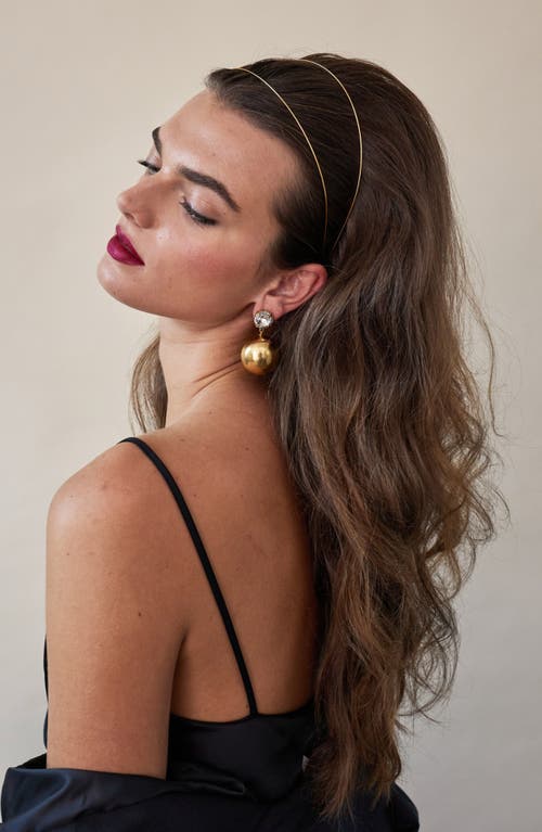 Lelet Ny Vera Double Row Headband In Gold