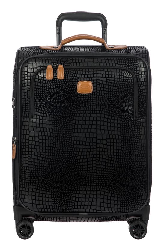 Bric's My Safari 21" Carry-on Spinner Suitcase In Black