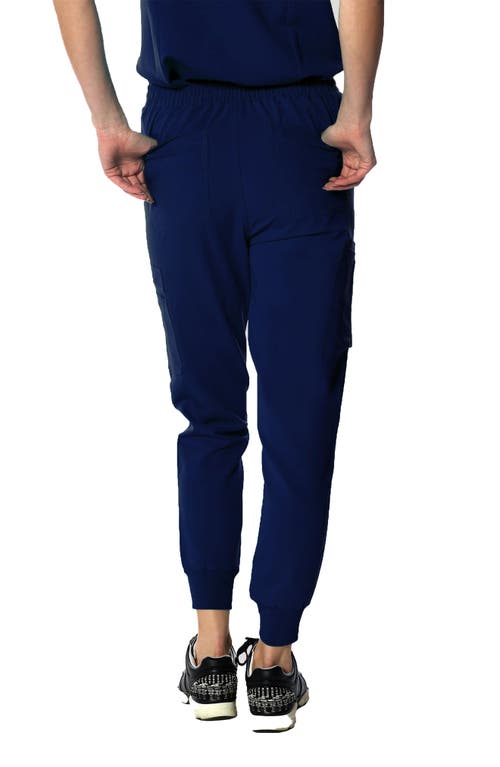 Members Only Valencia Jogger Scrub Pants In Navy