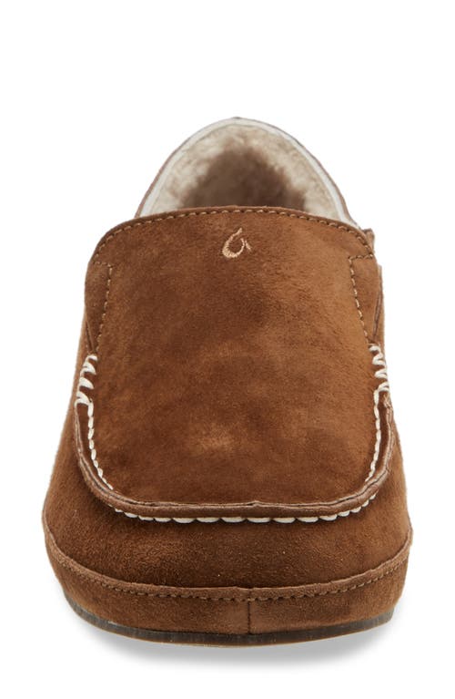 Olukai Nohea Nubuck Slipper In Ray/ray Leather