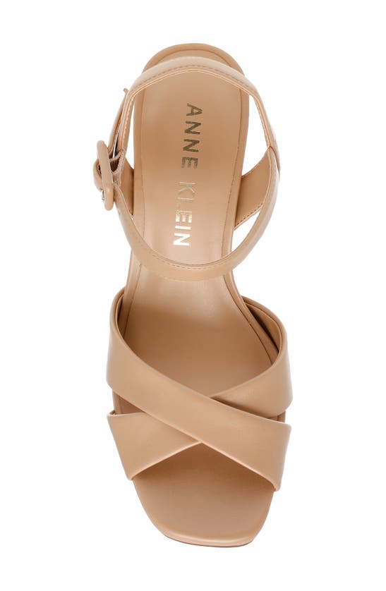 Anne Klein Zada Platform Sandal In Tan