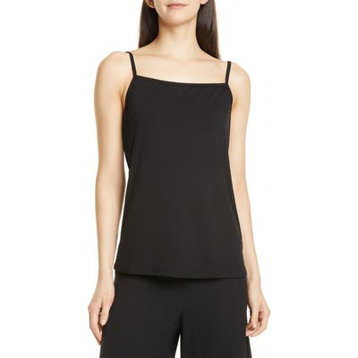 Eileen Fisher Square Neck Camisole, Black