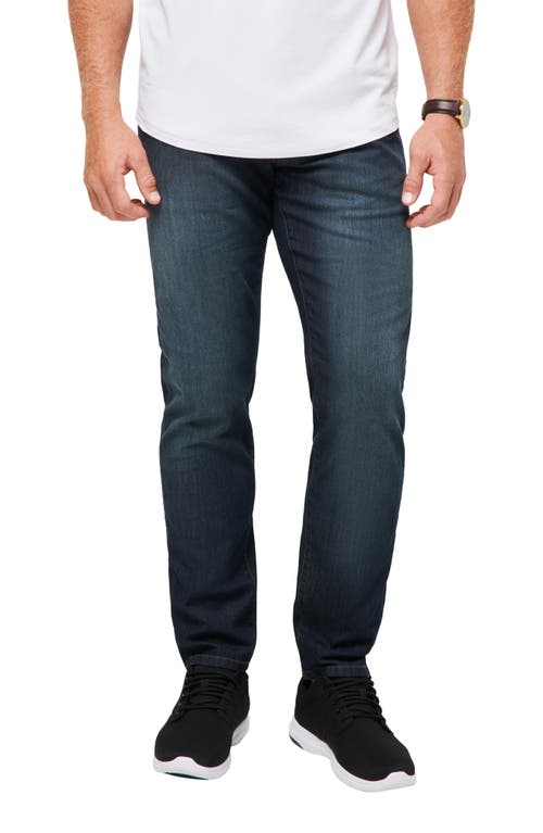 Shop Travismathew Legacy Featherweight Straight Leg Jeans In Indigo