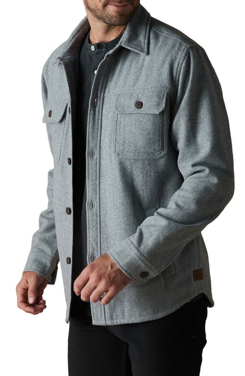 The Normal Brand Brisghtside Flannel Lined Workwear Jacket In Ash