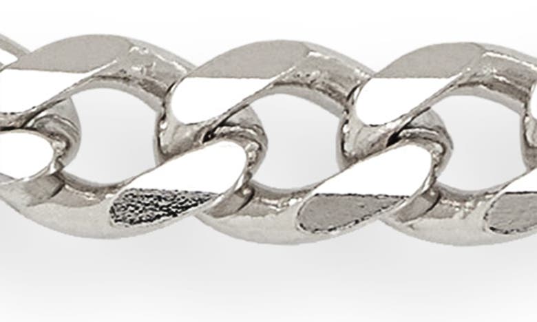 Shop Argento Vivo Sterling Silver Figaro Chain Bracelet In Silver