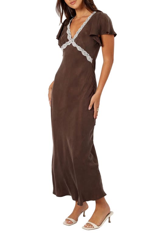 Petal And Pup Petal & Pup Kathryn Maxi Dress In Brown