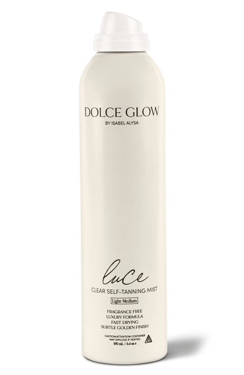 Dolce Glow by Isabel Alysa Luce Clear Self-Tanning Mist in Light To Medium