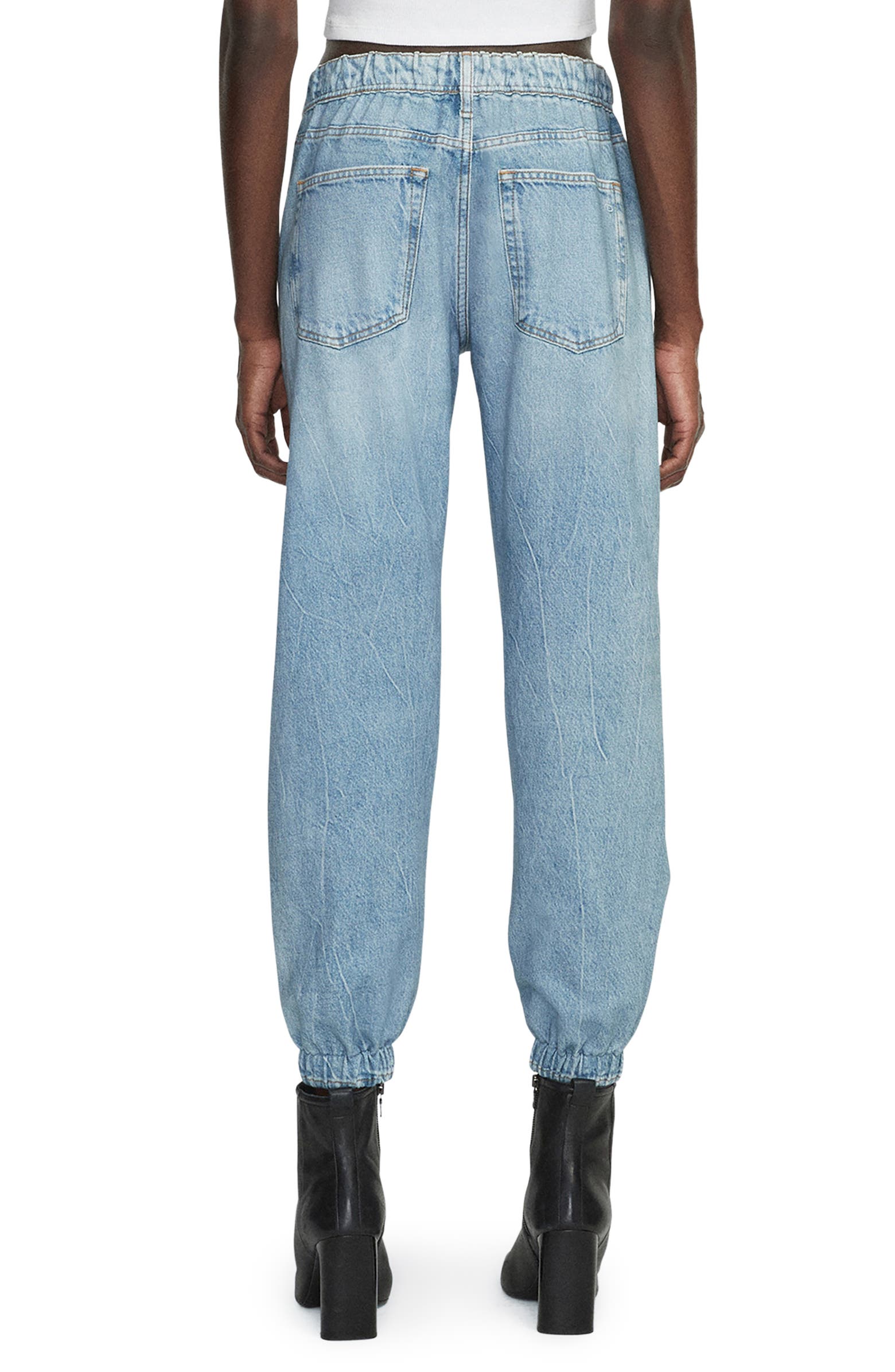 rag & bone Miramar Faux Jeans Cotton Joggers Nordstrom