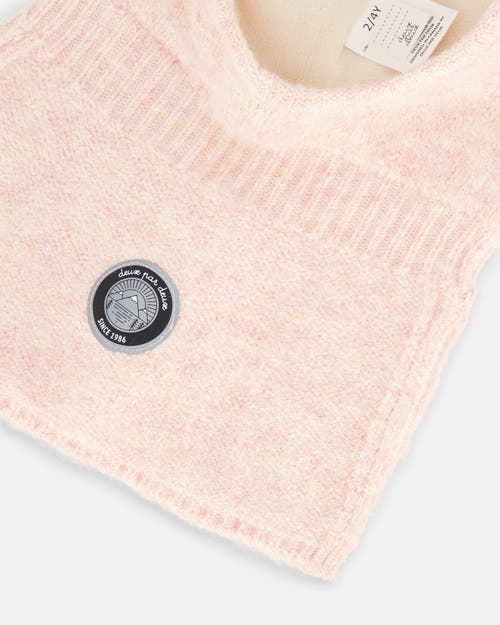 Shop Deux Par Deux Baby Girl's Knit Balaclava Light Pink In Chintz Rose