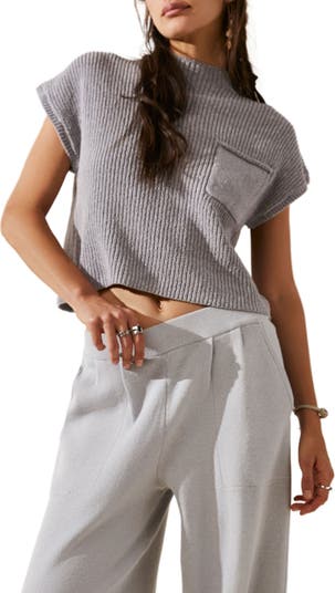 Free people sales short sleeve sweater