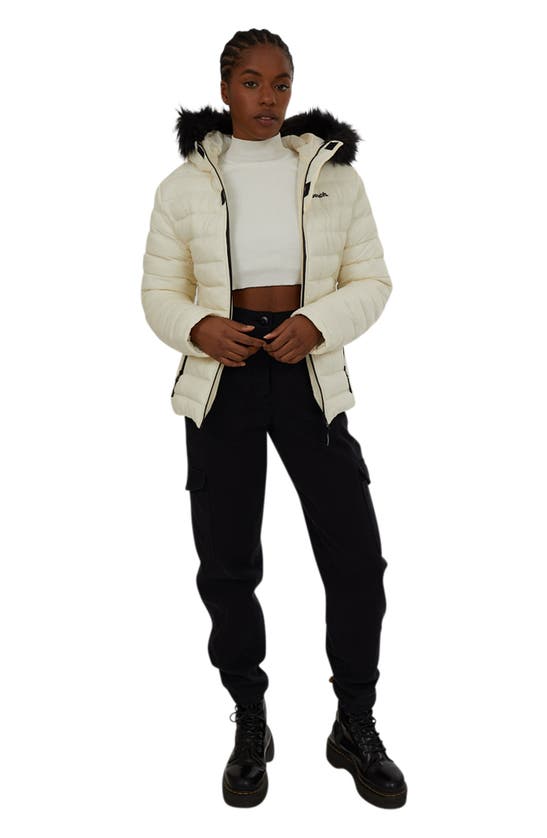 Bench Ludlow Puffer Jacket In White ModeSens