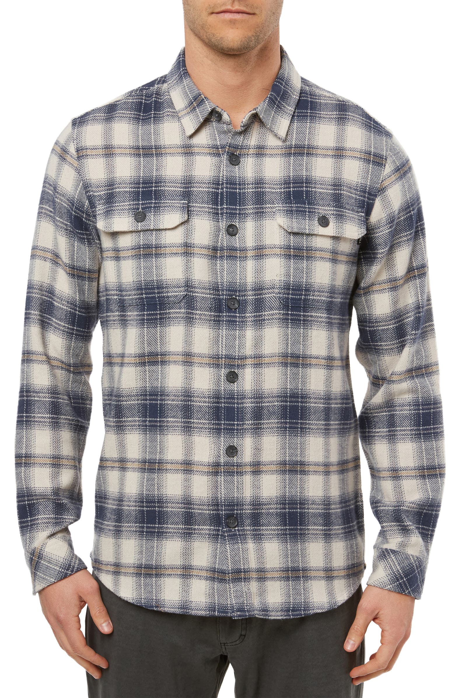 O'Neill Paramount Plaid Button-Up Flannel Shirt | Nordstrom