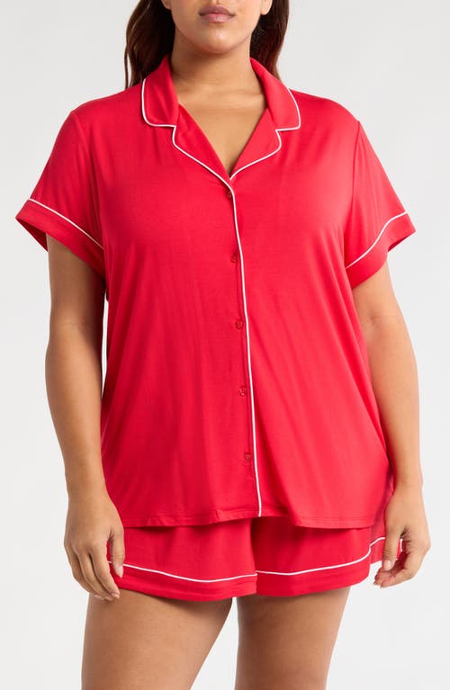 Nordstrom Moonlight Eco Short Pajamas In Red Toreador