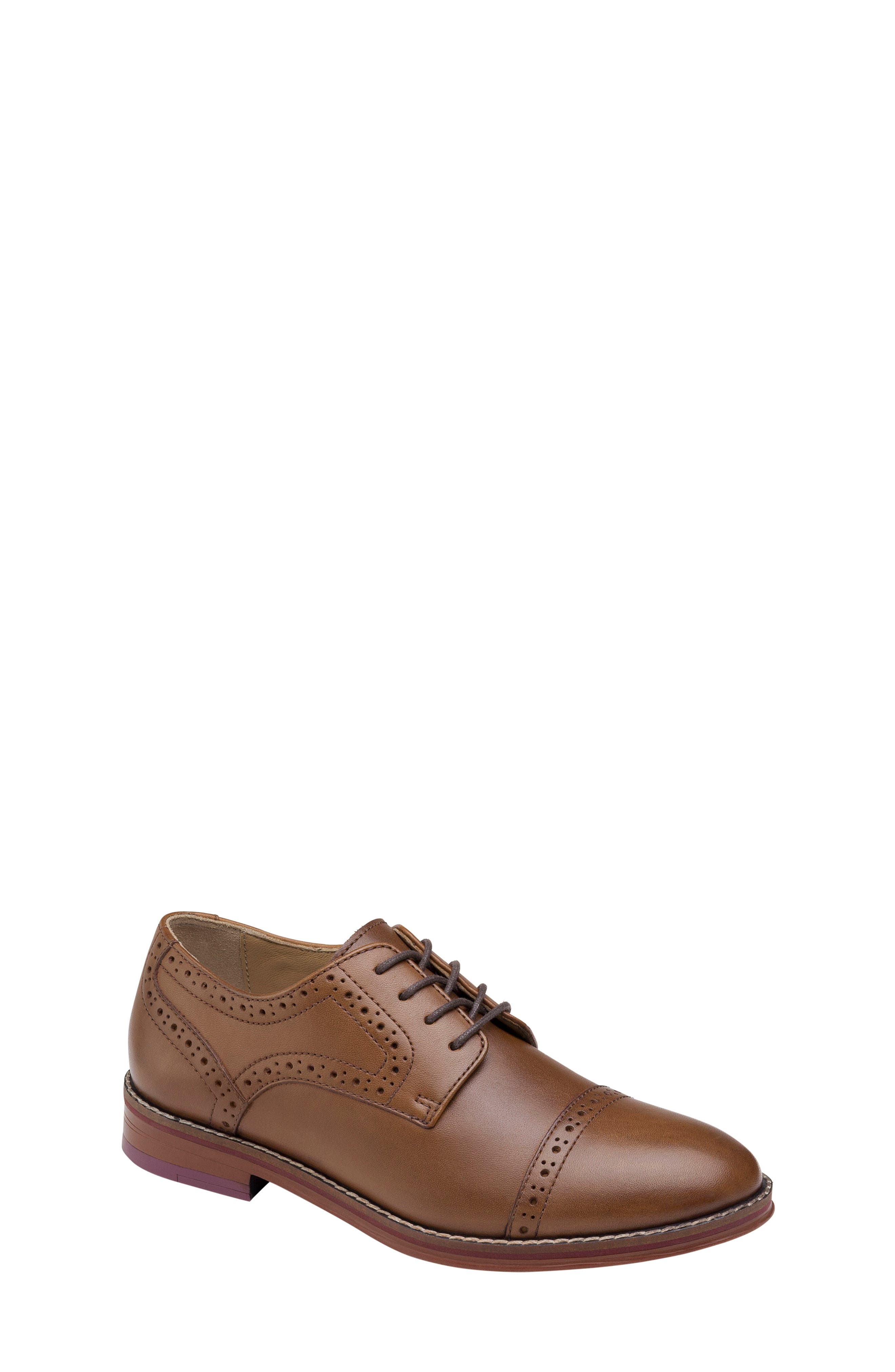 johnston & murphy conard dress casual cap toe oxford