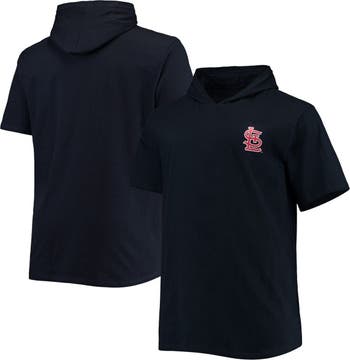 PROFILE Men's Navy St. Louis Cardinals Big & Tall Jersey Short Sleeve  Pullover Hoodie T-Shirt
