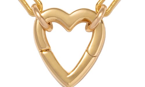 Shop Made By Mary Jude Heart Pendant Necklace In Gold