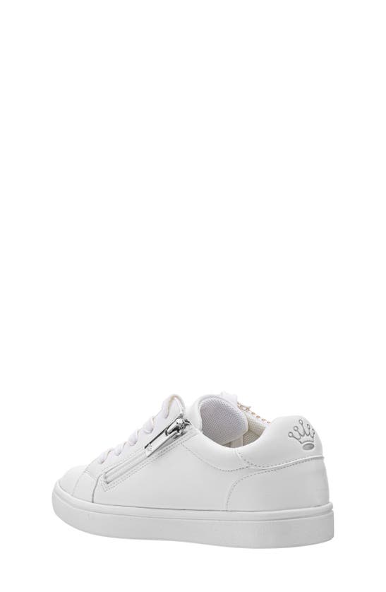 Shop Nina Kids' Thunderbolt Sneaker In White