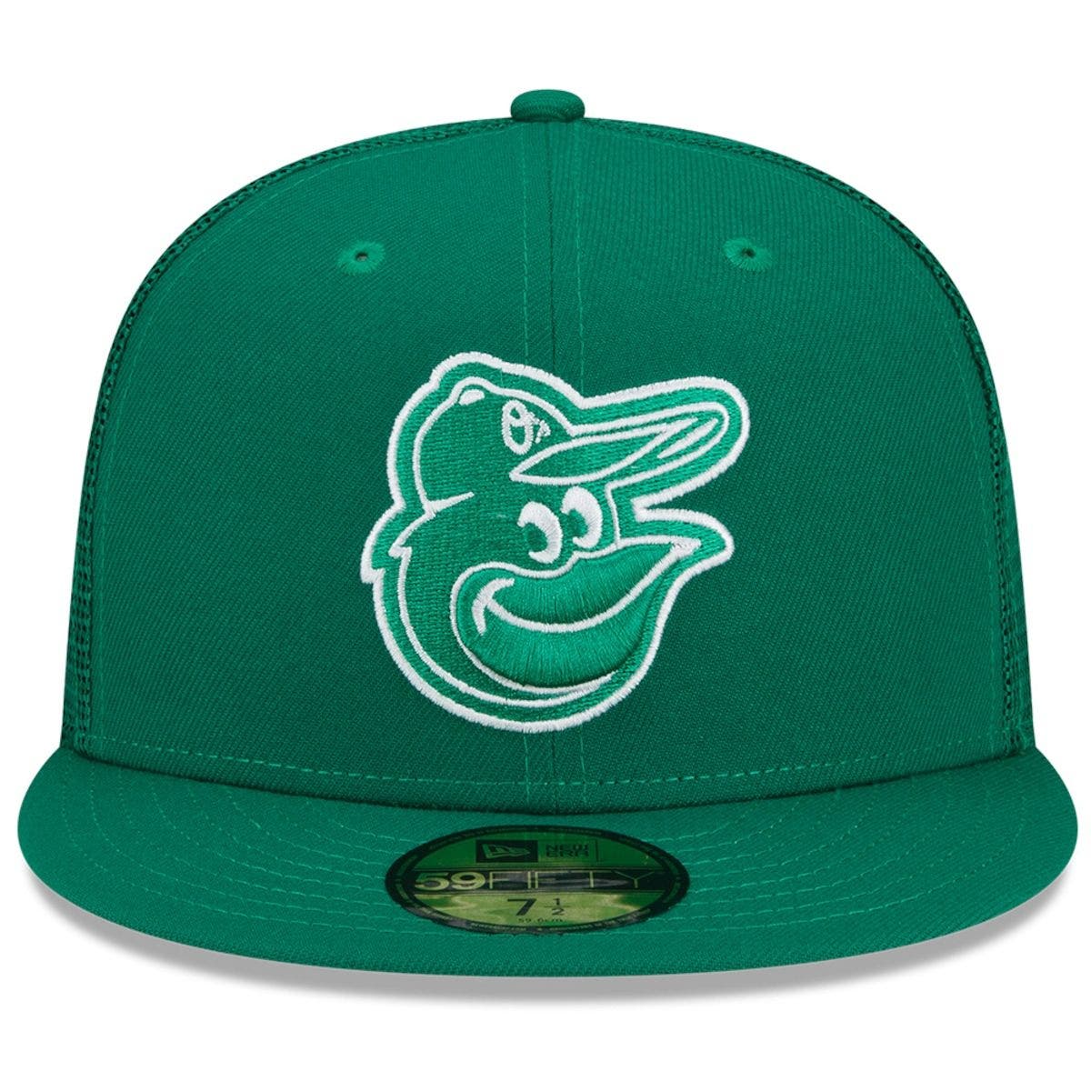 green orioles hat