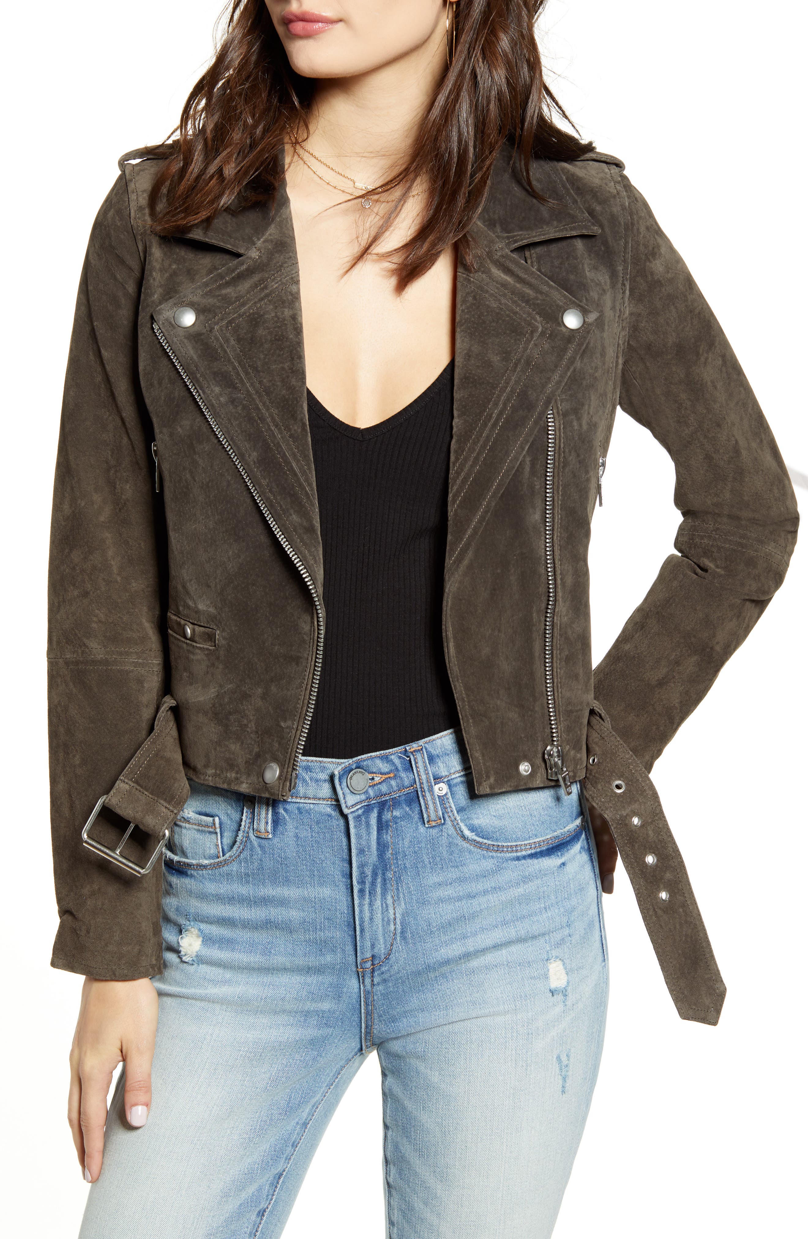 BLANKNYC Suede Moto Jacket | Nordstrom