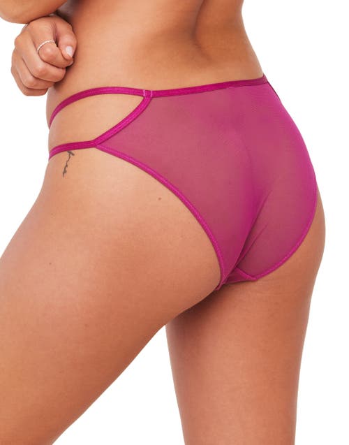 Shop Adore Me Andy Bikini Panties In Dark Pink