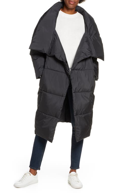 UGG(R) Catherina Water Resistant Hooded Puffer Coat in Black