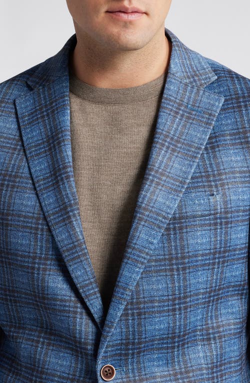 Shop Johnnie-o Plaid Sport Coat In Navy