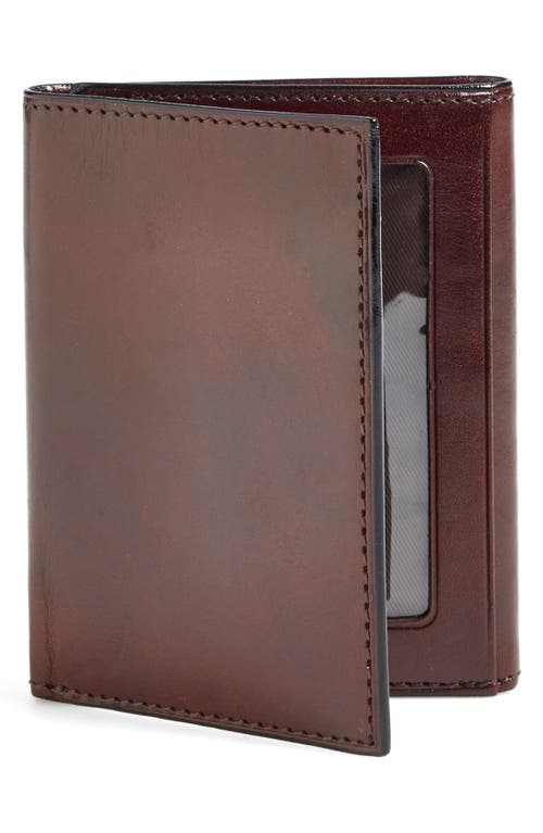 Bosca 'Old Leather' Trifold Wallet in Dark Brown