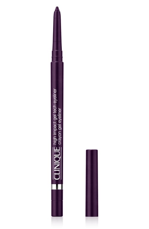 Shop Clinique High Impact Gel Tech Eyeliner In Sparkling Amethyst