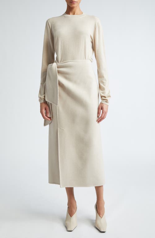 Max Mara Afelio Cashmere Crewneck Sweater In Beige