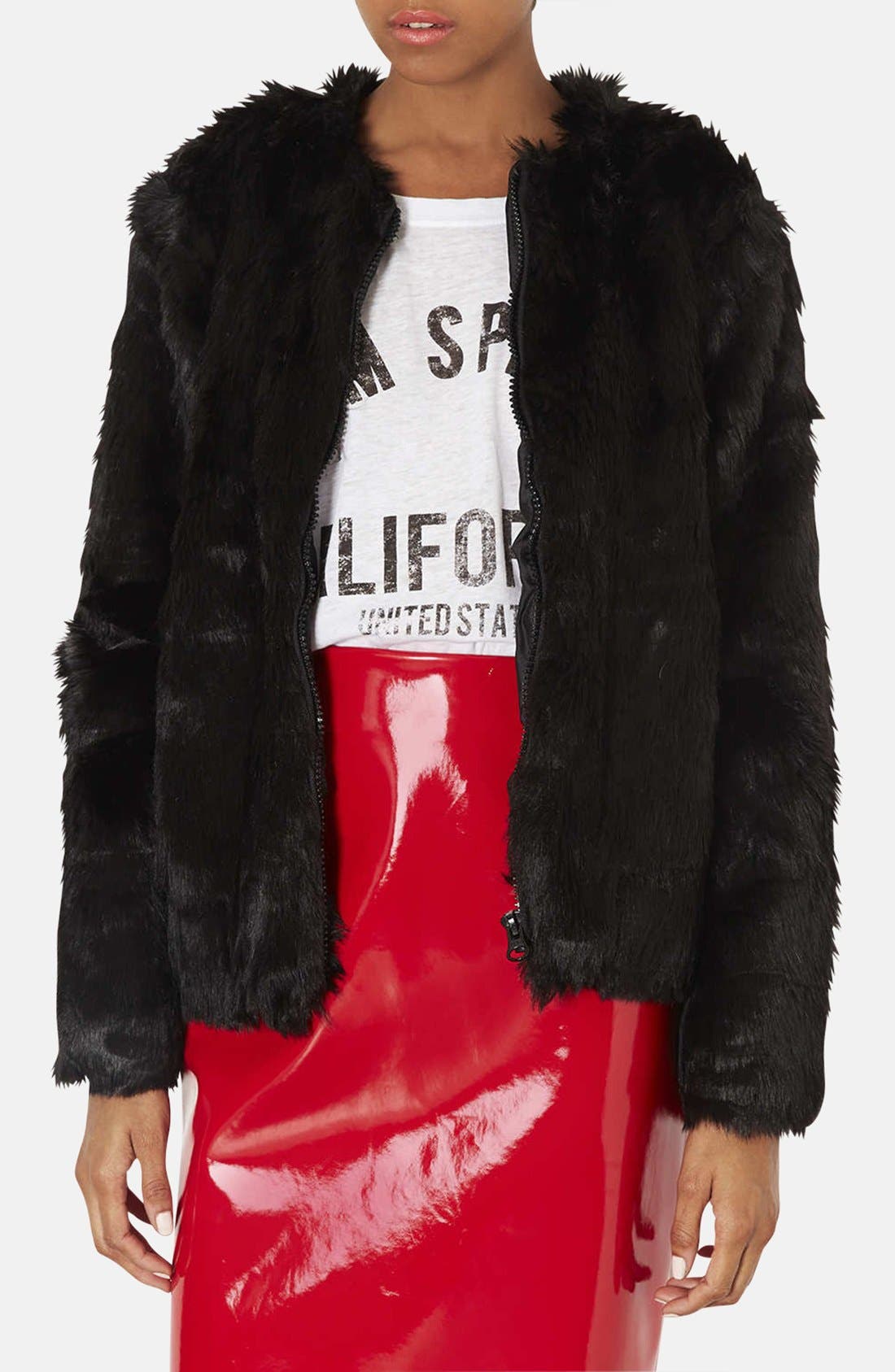 Faux Fur Bomber Jacket Nordstrom