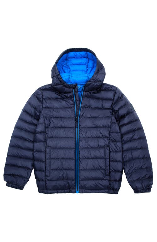 Rokka&rolla Kids' Ultra Light Quilt Packable Down Jacket In Navy