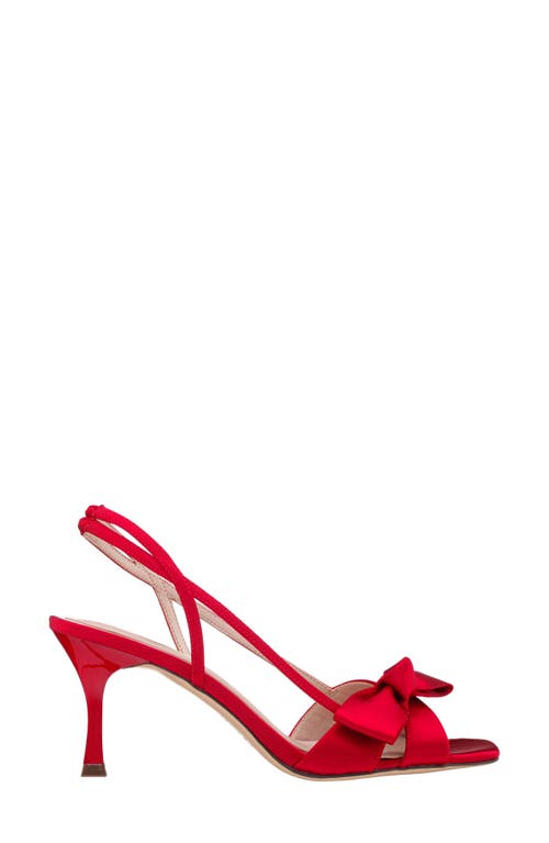 Nina Lizette Slingback Sandal In Red