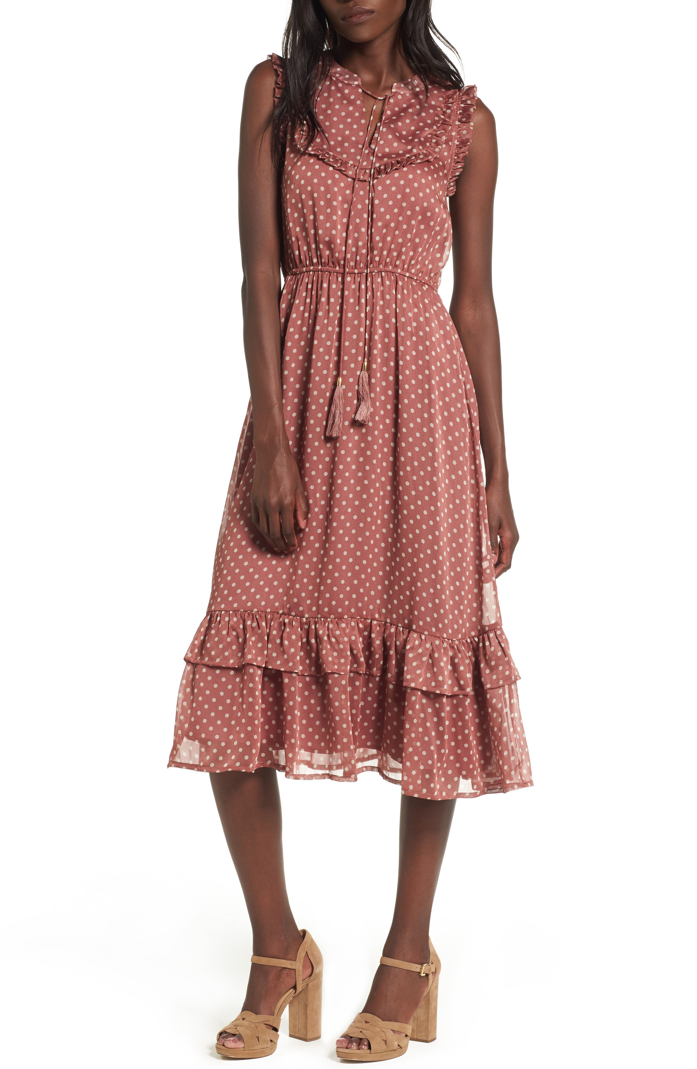 moon river polka dot dress