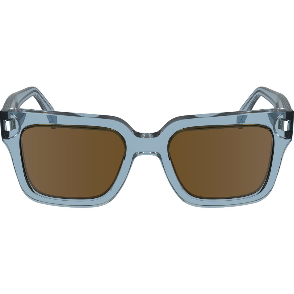 Paul Smith Kenton Square Sunglasses, 52mm In Azure