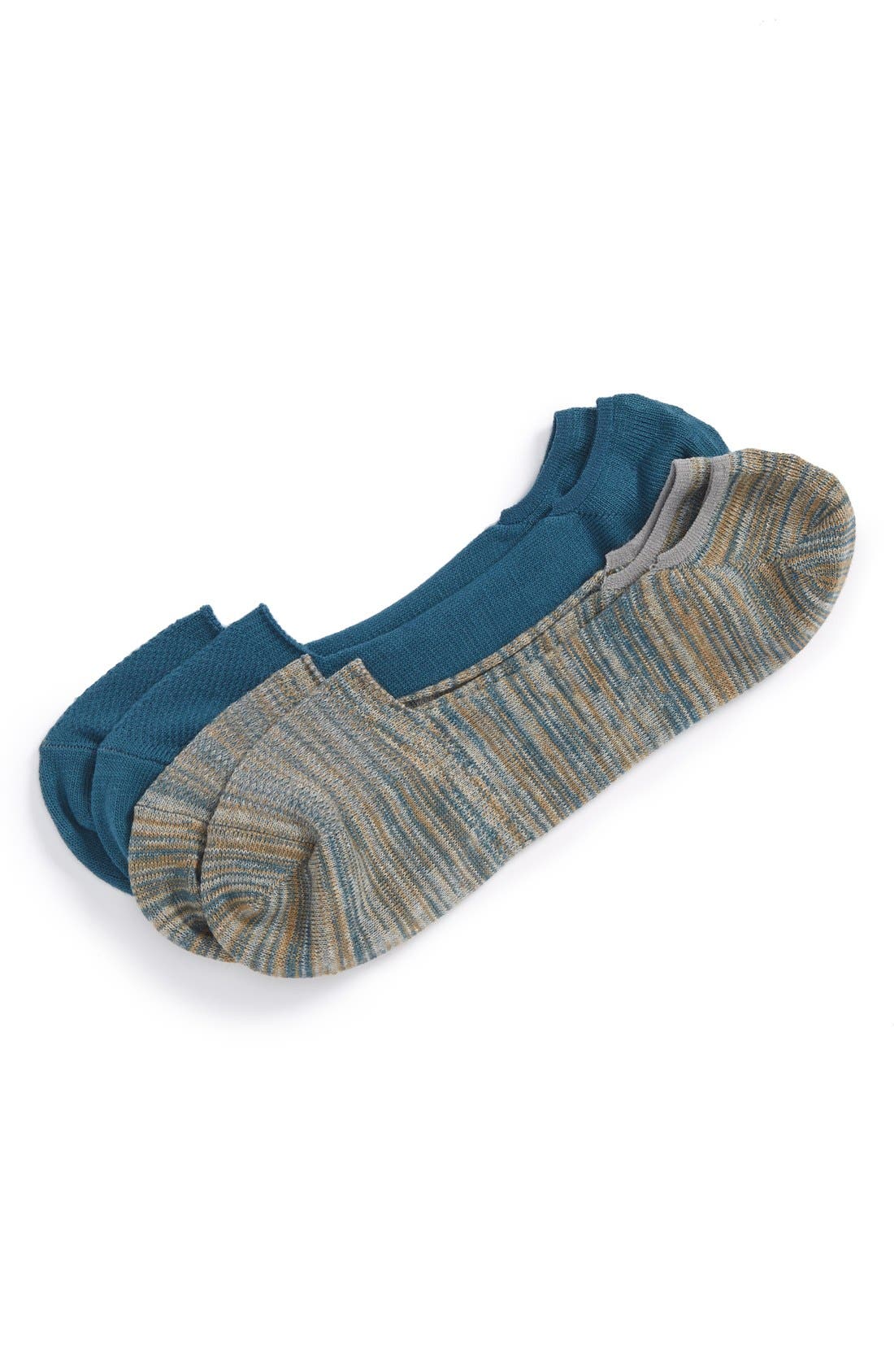 Cole Haan 'Village Stripe' NoShow Socks (2Pack) (Men) Nordstrom