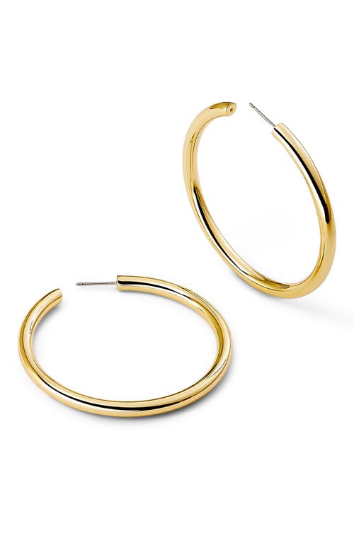 Shop Ana Luisa Large Hoop Earrings In Gold