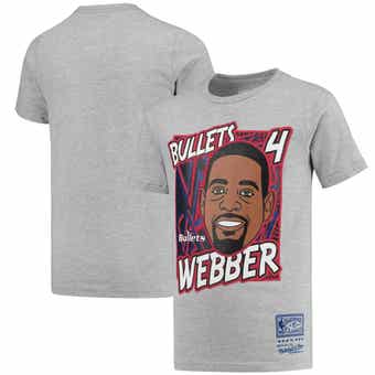 Mitchell & Ness Washington Bullets #4 Chris Webber royal/red Swingman Jersey