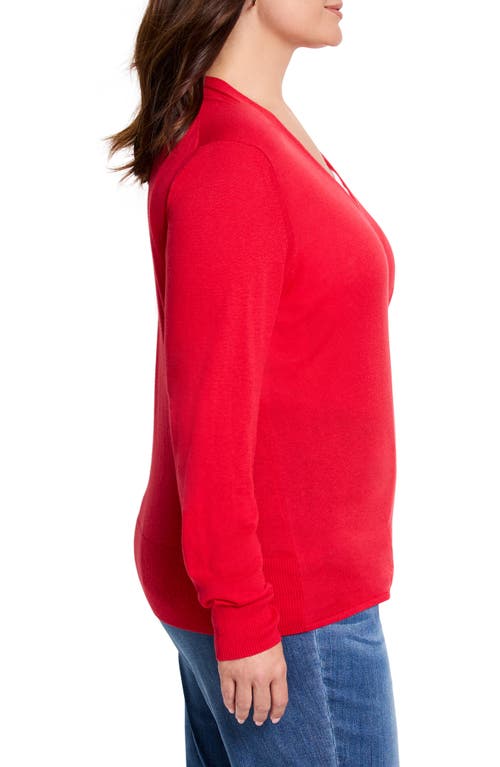 Shop Nic + Zoe Nic+zoe All Year 4-way Convertible Cardigan In Amaryllis