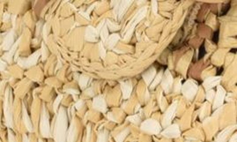 Nine West Tenly Raffia Slide Sandal In Light Natural