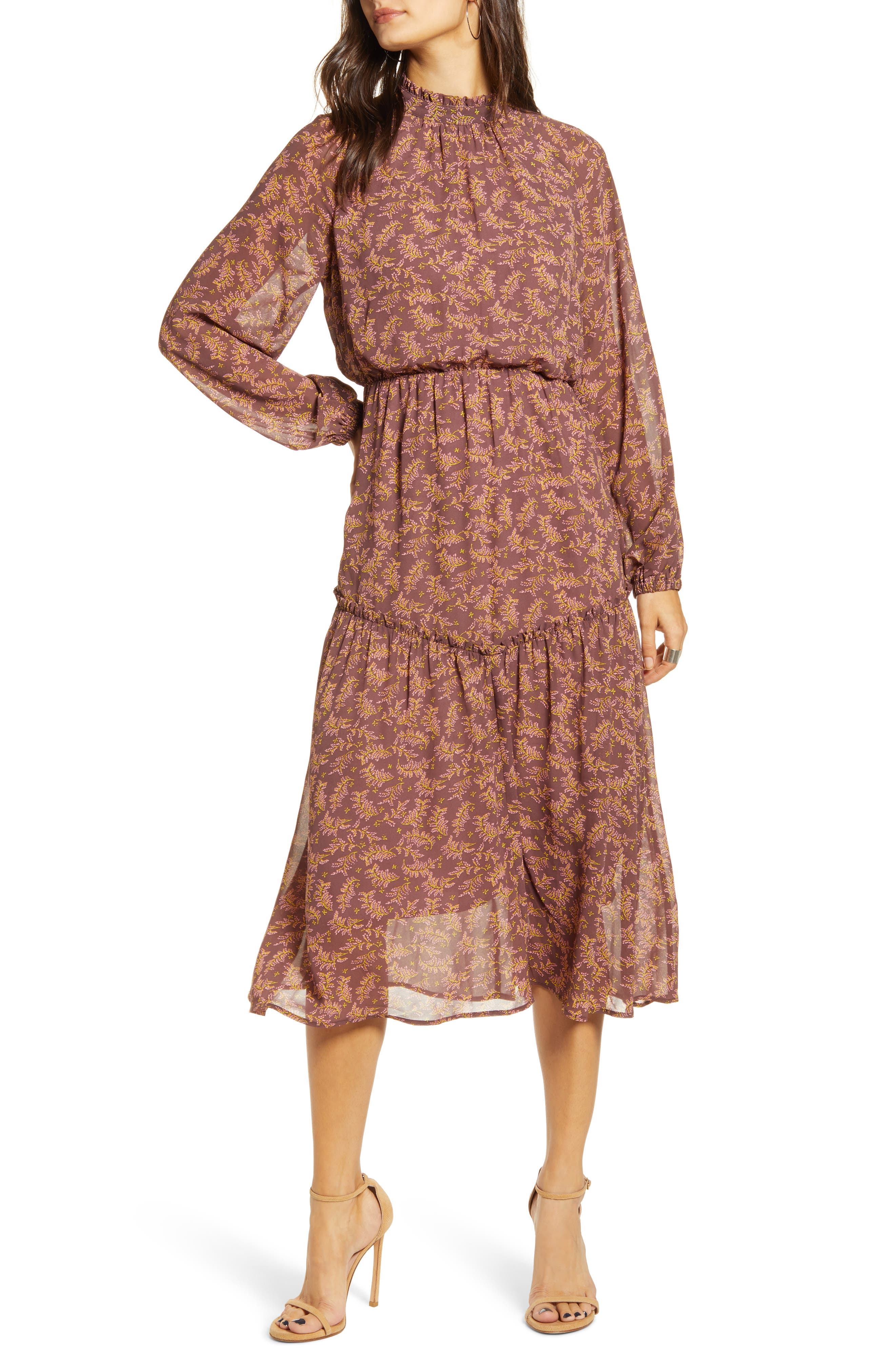 long sleeve prairie dress