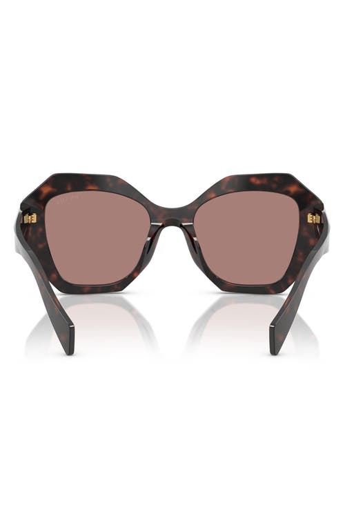 PRADA PRADA 53MM GRADIENT IRREGULAR SUNGLASSES