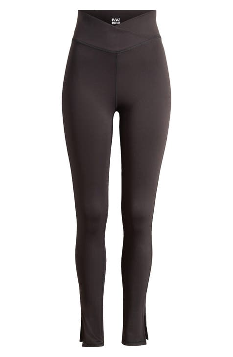 DKNY Women's Wide-Leg Yoga Pants Black Size Extra Large 