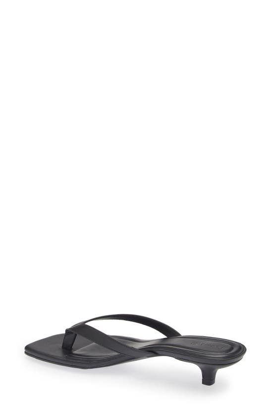 Open Edit Tori Kitten Heel Sandal In Black